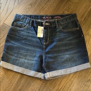 The Children's Place Dark Blue Denim Shorts